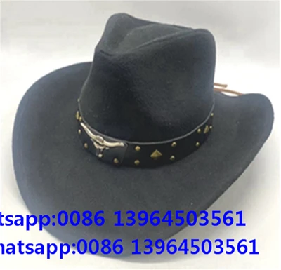 Черна винтидж шапка Fedora за мъже
