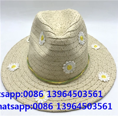Женска шапка Fedora с голяма периферия