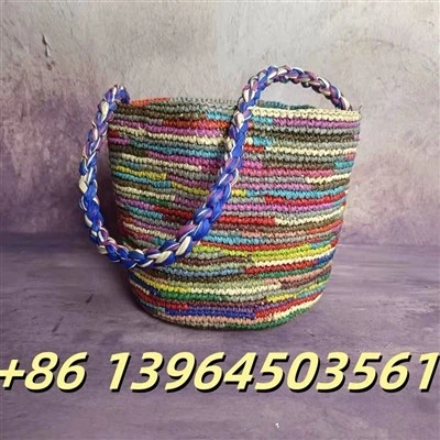Истинска чанта за рафия жена