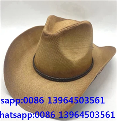 Сламена шапка Fedora за мъже