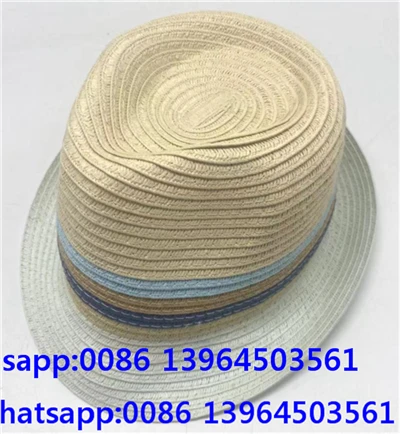 Мъжка шапка Fedora в светъл цвят